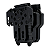 Coldre INFINITY Bélica - Speed Molle - Preto - Imagem 5