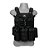 Colete Modular Plate Carrier  J.A. Rio Militar - Preto - Imagem 2