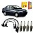 Kit Velas Ngk Bkr6ed Sct09 Fiat Corsa Citroen Preto - Imagem 2
