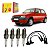 Kit Velas Ngk Bkr6ed Sct09 Fiat Corsa Citroen Preto - Imagem 5