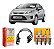 Kit Velas E Cabos Ngk Ltr7a10 Scf35 Ecosport Fiesta Focus Ka Preto - Imagem 1