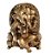 Estátua Ganesha Dourado - 19 cm - Imagem 1
