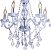 Lustre pendente cristal 5 braços estilo - Imagem 4