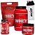 Kit 2x Whey + Bcaa + Creatina - Integralmédica - Chocolate - Imagem 1