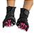 Luva Racing Lady Forza Black Pink White - Imagem 4