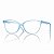 Óculos de Leitura Feminino Cat Eye Azul Claro - Imagem 1