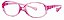 Armação Active Spring Oval 46x15 Rosa Escuro - Imagem 1