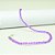 Cordão Cristal Clássico Roxo - Imagem 1
