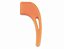 Stopper Silicone Grande Laranja - Imagem 1