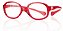 Armação Active Spring Oval 44x15 Vermelho - Imagem 1