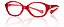 Armação Active Spring Gatinha 42X14 Vermelho - Imagem 1