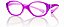 Armação Active Spring Gatinha 42x14 Roxo - Imagem 1