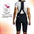 Bretelle ciclismo feminino Free Force Endurance gel c/ bolso - Imagem 2