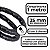 Cadeado p/ bicicleta moto c/ chave Kinguard 25 mm x 1 mt - Imagem 2