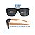 Óculos de sol masculino HB Freak matte black wood polarizado - Imagem 3