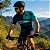 Camisa ciclismo ERT Classic MTB Azul proteção UV unissex - Imagem 3