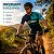 Camisa ciclismo ERT Classic MTB Azul proteção UV unissex - Imagem 4