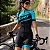 Macaquinho ciclismo feminino ERT Team Verde forro em gel - Imagem 3
