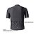 Camisa ciclismo masculina Mauro Ribeiro Fiber 2.0 slim preta - Imagem 3