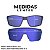 Óculos de Sol esportivo HB Presto 2.0 Blue Chrome 3 em 1 - Imagem 6