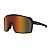 Óculos de Sol esportivo HB Grinder Matte Black Orange Chrome - Imagem 1