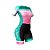 Macaquinho ciclismo feminino Premium ERT Tropical forro em gel - Imagem 2