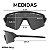Óculos de sol esportivo HB Edge S performance matte black - Imagem 5