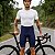 Bermuda ciclismo masculina Free Force Training Gel azul - Imagem 4