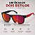Óculos de sol HB Happy Matte Black espelhado + Hastes Red - Imagem 3