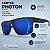 Óculos de sol HB Happy M Black Carbon espelhado + Haste Blue - Imagem 2
