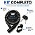 Cadeado bicicleta moto c/ chave GTI 12 mm x 1,5 m c/ suporte - Imagem 5