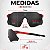Óculos de Sol esportivo HB Quad X 2.0 Metalic Orange Gray - Imagem 6
