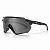 Óculos de sol esportivo HB Flare Matte Black Nickel Gray - Imagem 1