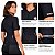 Camisa ciclismo feminina Mauro Ribeiro Fiber 2.0 slim preta - Imagem 2