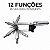 Kit ferramentas bicicleta 12 funções c/ extrator corrente WG Sports - Imagem 3