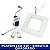 Painel Plafon 6w luminaria led quadrado embutir ultra slim - Ledilumi - Imagem 2