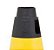 Cone de Sinalização em PVC 75 Cm – Preto Amarelo - Imagem 3