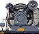 Compressor de Ar Monofásico 20PCM 200 Litros com Motor 5HP 220/440V IP55 Blindado - CHIAPERINI - Imagem 2