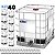 Kit com 40 IBC Containers 1000 Litros Certificado - Standard - Imagem 1