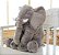 Elefante Travesseiro 60x75 - Cinza - Imagem 1