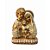 Busto Sagrada Família com perolas 13cm - Dourada - Imagem 1