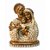Busto Sagrada Família com perolas 20cm - Dourada - Imagem 1