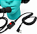 Fone headset para rádio aeronáutico aviação com PTT iCOM A14 a16 A22 A24 A3 A6 Ic-a16 Ic-a25 - Imagem 4