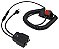 Conversor Fone Aviação Dual Plug para Rádio Aeronáutico Portátil iCOM IC-A com PTT - Imagem 1