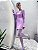 VESTIDO CURTO TEXTURA ROSA - Imagem 3