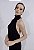 VESTIDO MIDI GOLA ALTA PRETO - Imagem 1