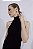 VESTIDO MIDI GOLA ALTA PRETO - Imagem 2