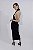 VESTIDO MIDI GOLA ALTA PRETO - Imagem 6
