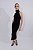 VESTIDO MIDI GOLA ALTA PRETO - Imagem 4