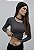 BLUSA FEMININA MANGAS LONGAS CINZA - Imagem 1